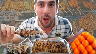 SYRIAN eating STREET FOOD in the PHILIPPINES 2017  Kain Tayo The Hungry Syrian Wanderer [upl. by Nalor746]