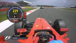 FERNANDO ALONSO vs LEWIS HAMILTON  Silverstone 2012 [upl. by Leunamme863]