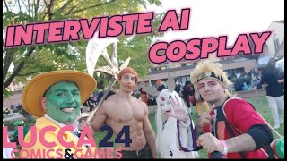 LUCCA COMICS INTERVISTE AI COSPLAY luccacomics cosplay [upl. by Aderf351]