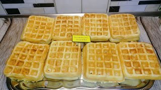 Belgische Waffeln aus ganz einfachen Zutaten schnell und super lecker [upl. by Ragucci302]