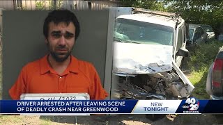 One killed one arrested in wreck near Greenwood [upl. by Leamaj165]