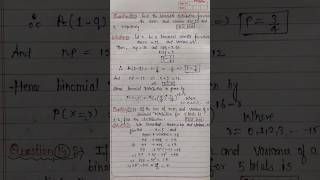 Mean and variance of binomial distribution [upl. by Maroney]