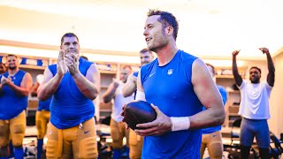 Victory Speech Coach McVay Hands Out Game Balls After Week 1 Win Over Chicago Bears At SoFi Stadium [upl. by Nettie]