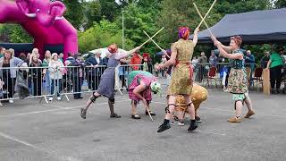 Hebden Bridge Hill Millies at Whitworth Rushcart [upl. by Ashton]