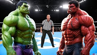 HULK VS RED HULK  EPIC BATTLE [upl. by Araek]