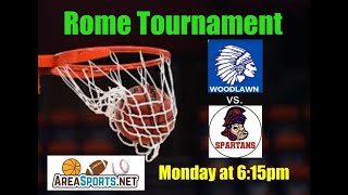 Boys Rome Tournament Woodlawn vs Waltonville [upl. by Hilly233]