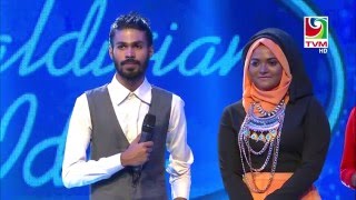 Maldivian Idol Gala Round  Hiy Dhevijjey Kalaa  Azleema amp Ishan [upl. by Llewon181]