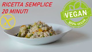 come cucinare riso basmati con verdure  ricette semplici [upl. by Reinnej]