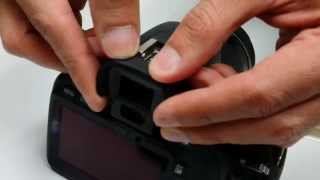 How to insert your MaximalPower CANON Eyecup Ef to your Canon Camera [upl. by Dviad]