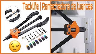 CÓMO UTILIZAR UNA REMACHADORA DE TUERCAS TACKLIFE [upl. by Alket]