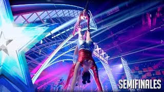 Baruca Acrobática se supera y nos deja alucinados de nuevo  Semifinales 1  Got Talent España 2017 [upl. by Lenno]