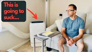 Do Portable Air Conditioners REALLY work Rintuf 12K BTU Review [upl. by Nert]