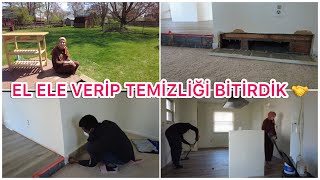 KOMŞUMUZ İLE TANIŞTIK KÖPEĞİ HAKKINDA KONUŞTUK 👍 SONUNDA MUTFAK VE SALON TEMİZLİĞİ BİTTİ 😪 [upl. by Yelrebmyk592]