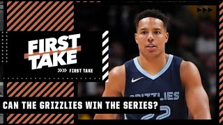 Do the Grizzlies have a shot at winning the series vs the Warriors First Take debates [upl. by Nosnevets]