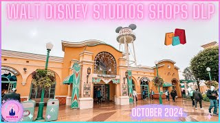 Walt Disney Studios Disneyland Paris Gift Shops Tour Come Shop With Me October 2024 New Marvel Pixar [upl. by Oremor]