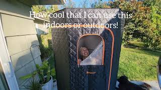 Binecer Portable Sauna Review Easy Setup Indoor or Outdoor [upl. by Maurice]