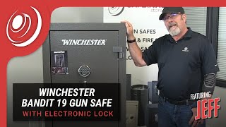 Winchester Bandit 19 Gun Safe with Electronic Lock [upl. by Nnayram701]