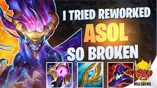 WILD RIFT  I Tried Reworked Asol And It Is SO BROKEN  Aurelion Sol Gameplay  Guide amp Build [upl. by Llewoh701]