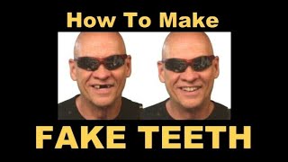 How to Make Fake Teeth with Thermal Plastic Fitting Beads [upl. by Feirahs308]