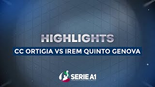 CC ORTIGIA VS IREN QUINTO GENOVA  HIGHLIGHTS  24 novembre 2024 [upl. by Esya48]