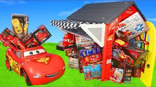 Cars 3 Garage Playhouse for Kids [upl. by Irrej431]