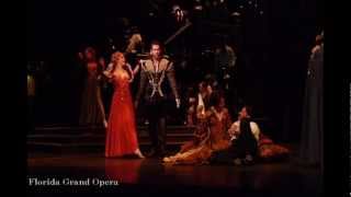 Michael Fabiano sings quotquesta o quellaquot Rigoletto  Florida Grand Opera [upl. by Houlberg]