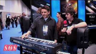 Kurzweil PC3 LE6  NAMM 2010 [upl. by Aicilas]