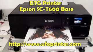 Epson SCP600 DTG Printer  T shirt printer [upl. by Stavro]