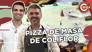 PIZZA DE MASA DE COLIFLOR Y PIZZA DE FAINA [upl. by Piefer]