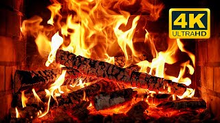 🔥 Cozy Fireplace 4K 12 HOURS Fireplace with Crackling Fire Sounds Crackling Fireplace 4K [upl. by Stenger810]