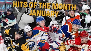 NHL Hits of the Month January 2024 [upl. by Nellie]