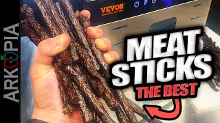 The Best Meat Sticks  Fast Cheap Natural No Nitrates Healthy Protein Snacks Vevor Dehydrator [upl. by Lejna]