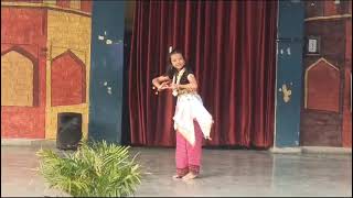 BM student Rishita Sinhas performance in Meitei song for her school function in Delhi [upl. by Notnyw263]