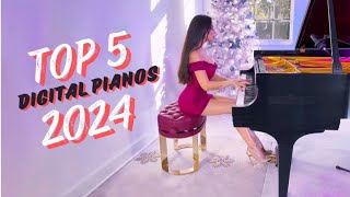 top 5 BEST Digital Pianos in 2024 [upl. by Sivart]