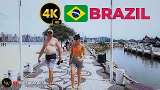 Balneario Camboriu 🇧🇷 Brazil Walking Tour 4K Dubai of Brazil [upl. by Snowman]