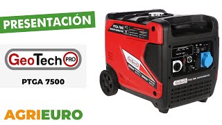 Presentación GeoTechPro PTGA 7500  Generador eléctrico de inverter silencioso con ruedas 58 kW [upl. by Sydel682]