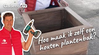 Hoe maak ik zelf een houten plantenbak Ontdek het hier [upl. by Laet]