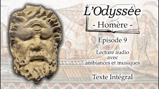 LOdyssée 🏺 Ep9  Ulysse et le Cyclope 📖 Livre Audio [upl. by Vally]