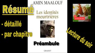 R1 Les identités meurtrières résumé détaillé par chapitre Amin Maalouf Partie 1 [upl. by Lee]