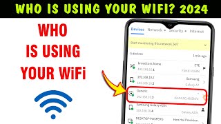 How To Check Who Is Using Your WiFi 2024  How To See Whos Connected To Your WiFi Router [upl. by Donica592]