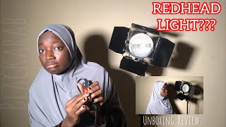 RedHead Light  Unboxing  review  comparing with my Led light [upl. by Brotherson]