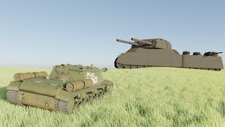 SU152 VS P1000 RATTE [upl. by Eibocaj]