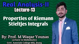 Lec13  If f is Riemann Stieltjes integrable function then cf is also Riemann Stieltjes integrable [upl. by Bernardina]