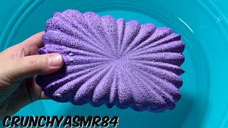 Purple Hydrophobic Chalk Crush  Oddly Satisfying  ASMR  Sleep Aid [upl. by Massab]