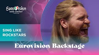 Eurovision Backstage  Day 8 Sing Like Rockstars  Eurovision News from Turin 2022 [upl. by Fiann]