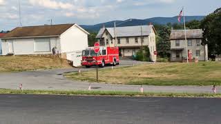 landisburg vollenteer fire company welcoming home the new engine 4 [upl. by Boucher396]