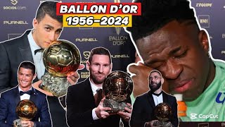 Top 66 Ballon D’or Winners From 1956  2024  HD VIDEO [upl. by Noived649]