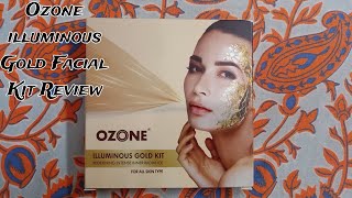 Ozone illuminous gold facial kit  Best facial kit for whitening and glowing skin [upl. by Anyalram]