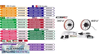 CSC 36V 250W 350W 500W Ebike Conversion Kit 48V 1000W 1500W hub Review [upl. by Maurits]