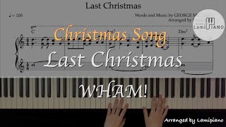 WHAMLast Christmas  Piano Cover  Sheet Music [upl. by Akel]